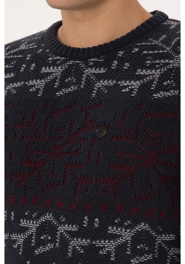 U.S. Polo Assn. Erkek Açık Lacivert Kazak 50308237-VR059 U.S. Polo Assn. Erkek Açık Lacivert Kazak 50308237-VR059