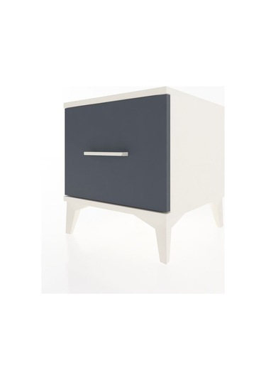 Hyperion Komodin Tek Çekmeceli 44x44x48 Aytaşı-antrasit Aytası