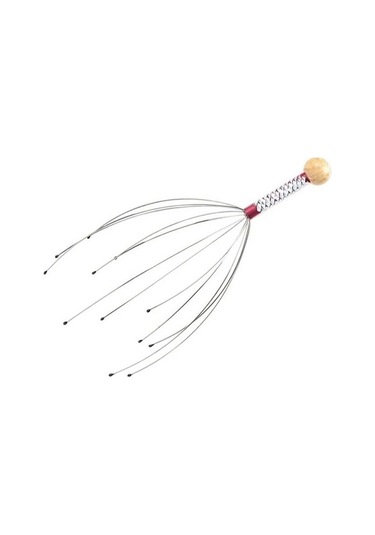 Bloomnest Kırmızı Ahtapot Kafa Baş Masajı, Stres Serbest Bırakma, Paslanmaz Çelik Akupunktur, Relax Masaj Pençe, Güzellik Sağlık, 4hhn3d Çok Renkli Çok Renkli