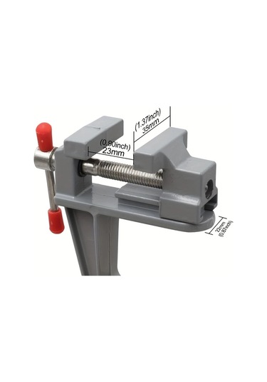 Fochsia 2 Adet Mini Mengene Dıy Aleminyum Masa Kelepçesi Hızlı Sabitleme
