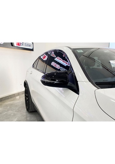 Mercedes Glc Yarasa Ayna Kapağı Piano Black Parlak Siyah