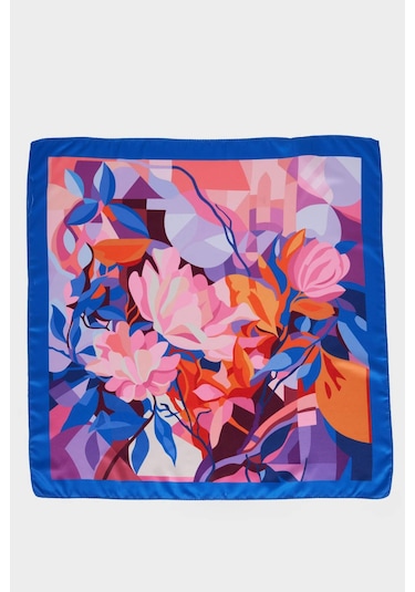 Defacto Kadın Desenli Fular G1576ax25wnnv2 Lacivert