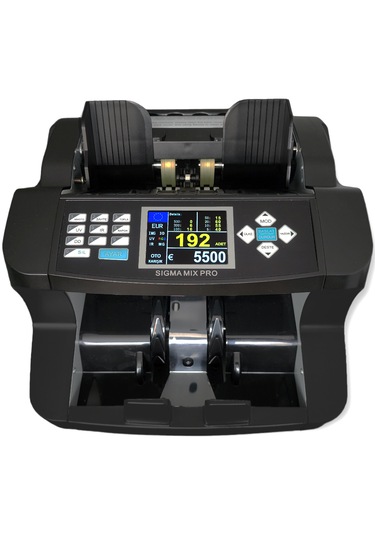 Mix Pro Tl,€,$,£,Syp Sahte Kontrollü Karışık Sayım Para Sayma Makinesi