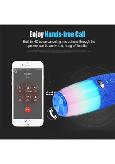 T&G TG644 Bluetooth 5.3 Tws RGB Taşınabilir Hoparlör