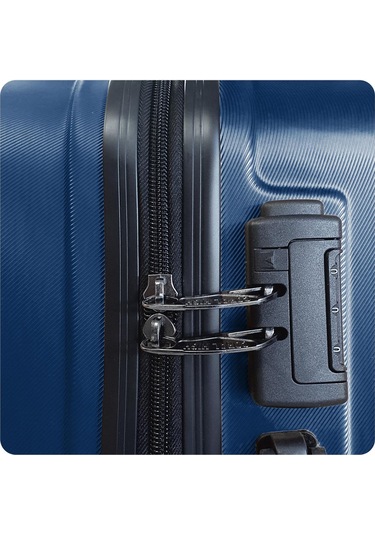 Coral High Abs Lacivert Büyük Boy Valiz 16408 Lacivert