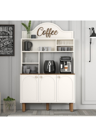 Bohem Kahve Köşesi 120cm - Krem Krem