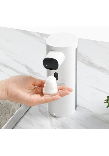Homyl Otomatik Temizleme Sabun Makinesi Sıvı Sabunluk Duvara Beyaz Diğer
