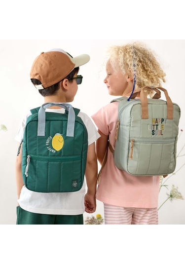 Lassig Little Gang Mini Sırt Çantası Light Khaki Çok Renkli