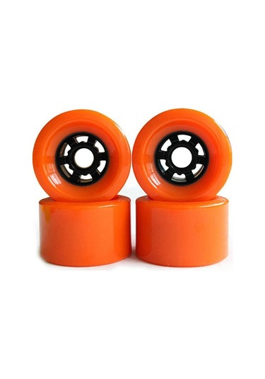 Arrival Dıy 83mm Kaykay Tekerleği Shr78a Turuncu Renkli Pu Tekerlekler Turuncu