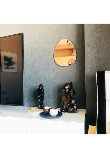 Alesta Home Kahverengi ve Beyaz Seramik Tealight Mumluk 6X6Cm Kahverengi