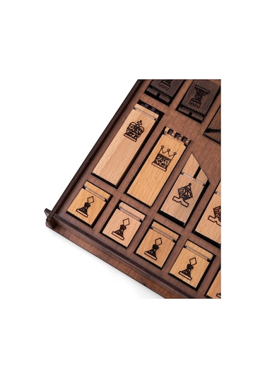 Ahşap Satranç Takımı Taş Seti