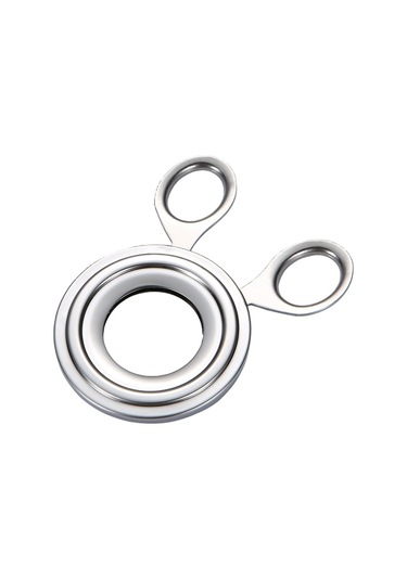 Paslanmaz Çelik Yumurta Açacağı Yumurta Kraker Yumurta Kesici Yapışkan Pirinç Yumurta Kabuğu Kırma Aracı Manuel Yumurta Kabuğu Hızlı Açılış Gümüş