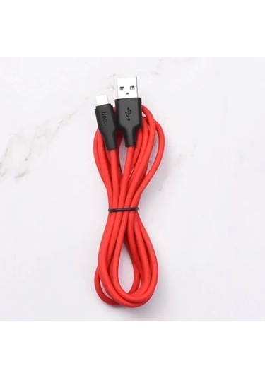 Hoco X21 Plus Usb To Lightning Silikon Hızlı Şarj Ve Data Kablosu