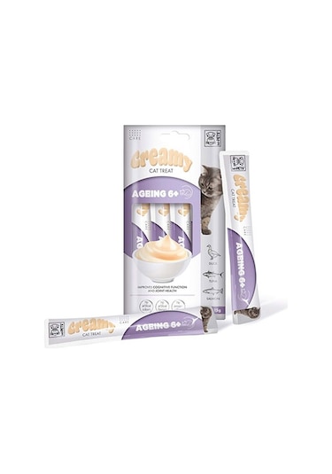 M-pets  6+ Krema Kedi Ödül Maması 4x15 Gr 244-30046.01