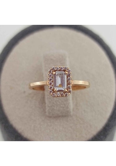 Altınbeyı Baget Taşlı Altın Yüzük 14 Ayar 1.85 Gram Abyyzk0151