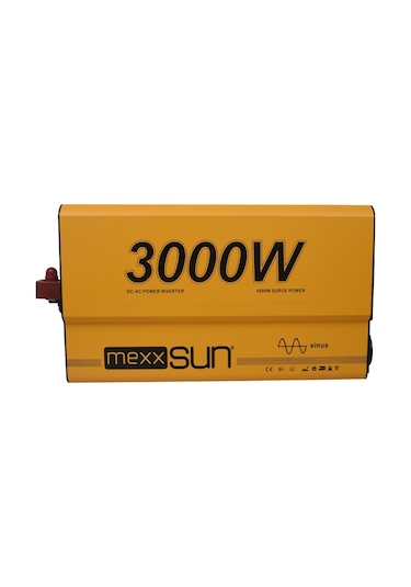 Mexxsun 12 Volt 3000 Watt Tam Sinüs Inverter