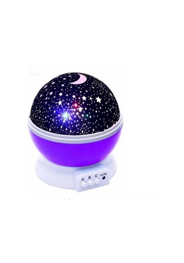 Star Master Lightning Renkli Yıldızlı Gökyüzü Projeksiyon - Mor