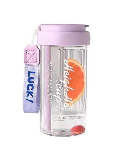 Saman Ile Açık Basit Plastik Bardak Xxı8uf Açık Mor