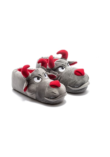 Twigy Toro Erkek Hayvanlı Panduf Gri 41/46 EE0510 Gri