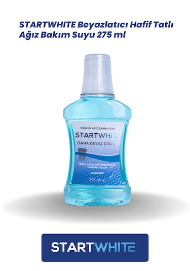 Startwhıte Beyazlatıcı Hafif Tatlı Ağız Bakım Suyu 275 Ml