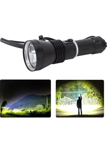 1200 Lümen Profesyonel Şarjlı El Feneri Wt-655 Çok Renkli