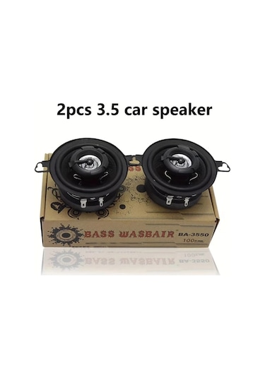 Xuweiwei 8 89 Cm Araba Ses Koaksiyel Tam Frekans Hoparlörü 2 Adet 12v 100w Evrensel Araba Korna 3 5