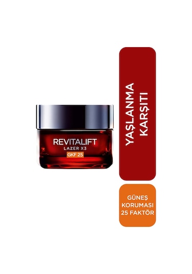 L'Oreal Paris Revitalift Laser X3 Gkf 20 Yaşlanma Karşıtı Bakım Kremi 50 ML