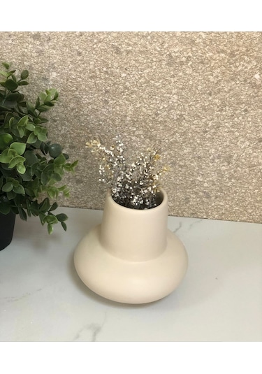 Thiramis Homeconcept Bej Camber Dekor & Vazo 13x13