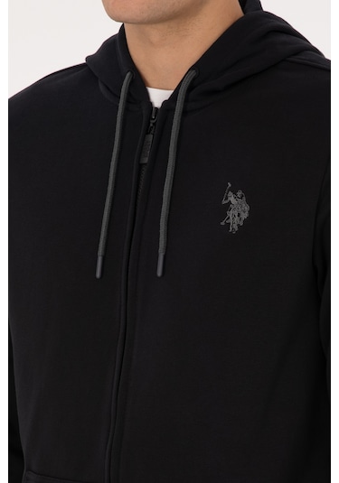U.s. Polo Assn. Erkek Siyah Hırka Örme 50313748-vr046 Siyah