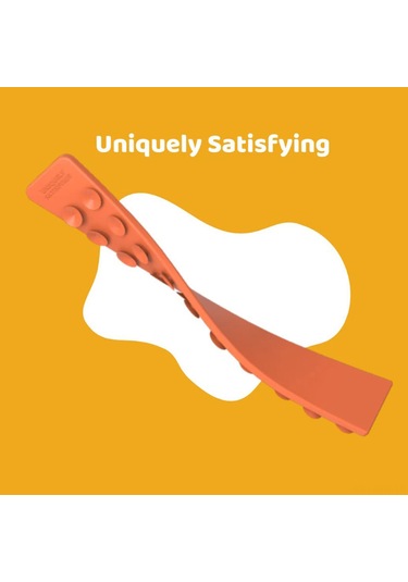 Moveevo Renkli Veya Turuncu Silikon Oyuncak - 24x4x0.5cm - 19g Rastgele Renk