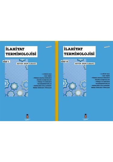 İlahiyat Terminolojisi 2 Cilt Takım / Ersin Kabakcı