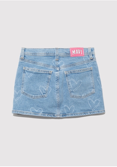 Mavi - Laila Açık Mavi Jean Etek 7310000-89486 Açık Mavi