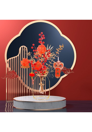 Suntek Geleneksel Çin Yeni Yılı Süslemeleri Aureate-meyve