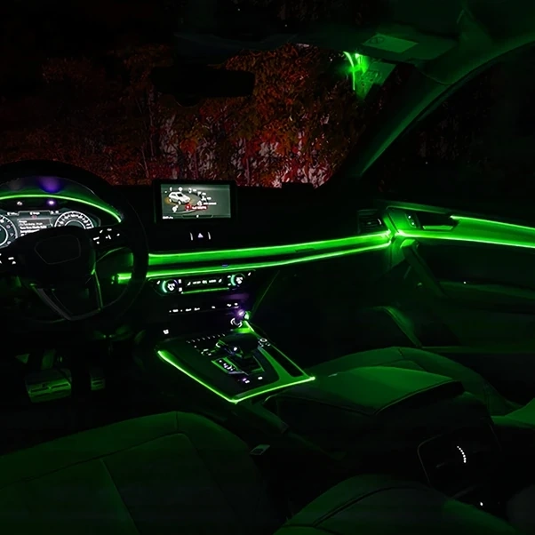 Trendooze Turcoshop11 1 Adet Led Neon Araç İç Dekorasyon Işığı 118.11 İnç Araç İçi Aydınlatma