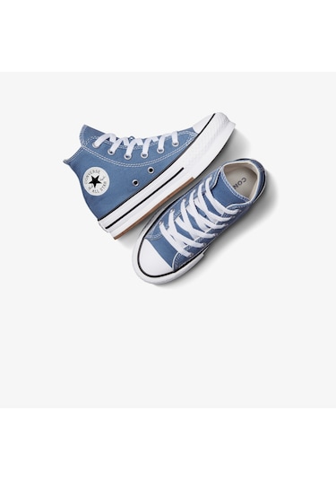 Converse Chuck Taylor All Star Eva Lift Çocuk Mavi Platform Sneaker A10782c Mavi