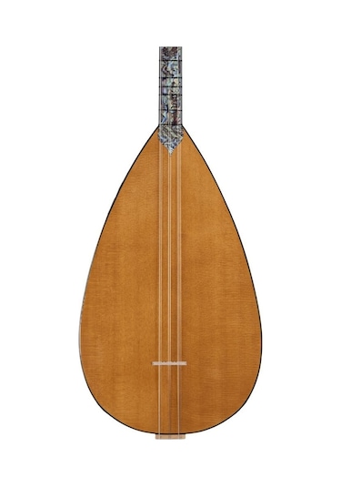Saz-z-2-2 Ceviz-abalone Klavye Kısa Sap Bağlama
