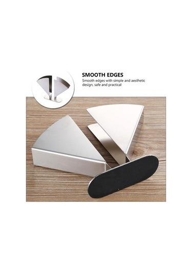 1 Adet Masaüstü Peçete Standı Sektörü Şekilli Paslanmaz Çelik Serviette Tutucu Kağıt Tutucular