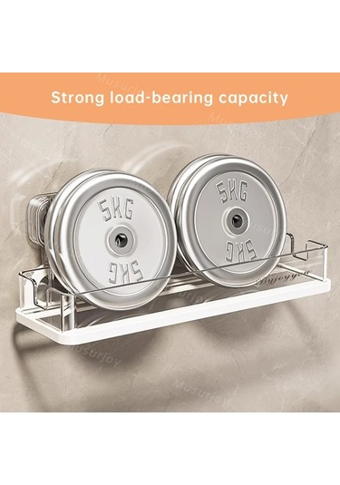 Willowhaven Musurjoy Delmeli Banyo Rafı Transparan Beyaz Duş Köşe Dolabı Şeffaf Beyaz