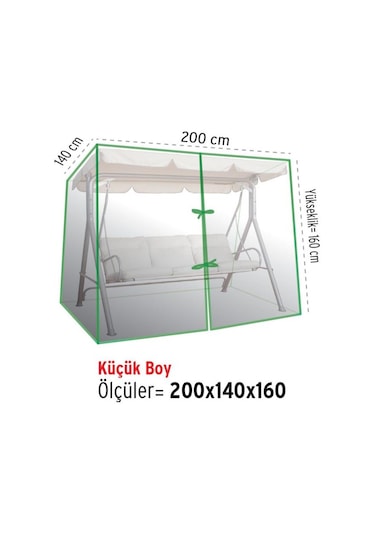 Homaks Salıncak Koruma Örtüsü 200x140x160 Cm