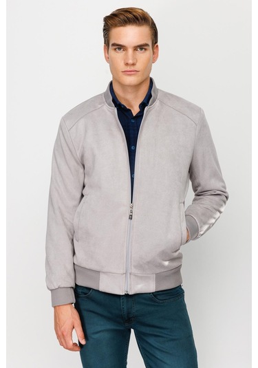 Igs Erkek Gri Standart Std Süet Mont Gri