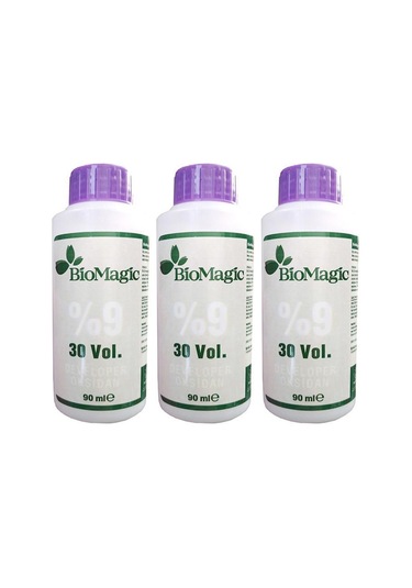 Biomagic Developer Peroksit - Oksidan 30 Volüm (%9) 90 Ml. 3 Adet