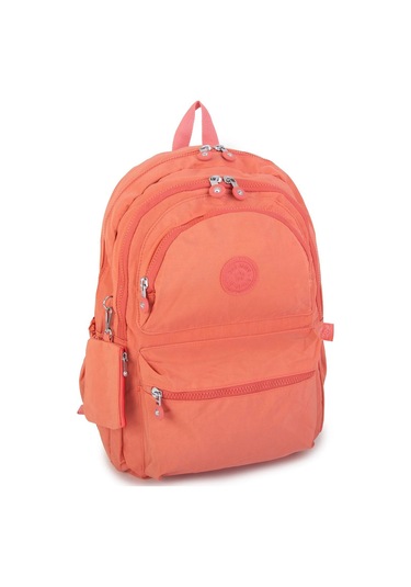 Nas Bag Unisex Zararlı Kimyasal İçermeyen Waterproof Sırt Çantası Somon Somon