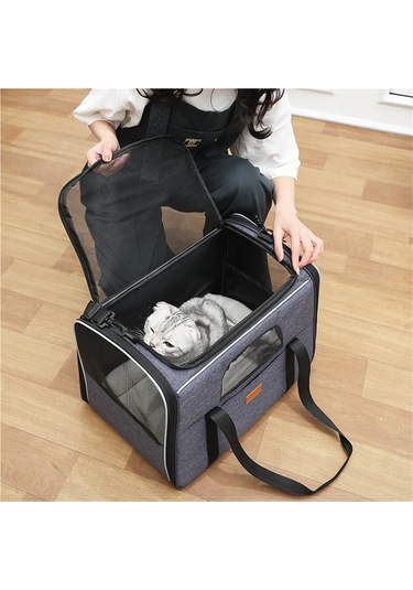 Jialan Taşınabilir Kedi Taşıyıcı, Nefes Su Geçirmez Büyük
