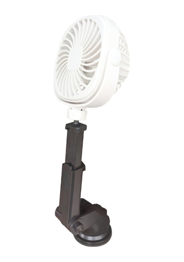 Araba Emme Kupası Fan Masaüstü Yurt Ofis Mutfak Fan Beyaz , Boyut:geri Çekilebilir Beyaz