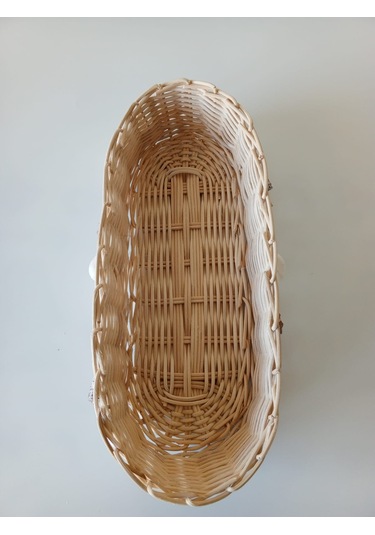 Bambu El Yapımı Çok Amaçlı Oval Sepet