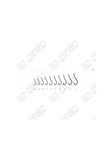 Sasame Ryusen W-hold Black F-988 Serisi Olta İğnesi İğne No : 1