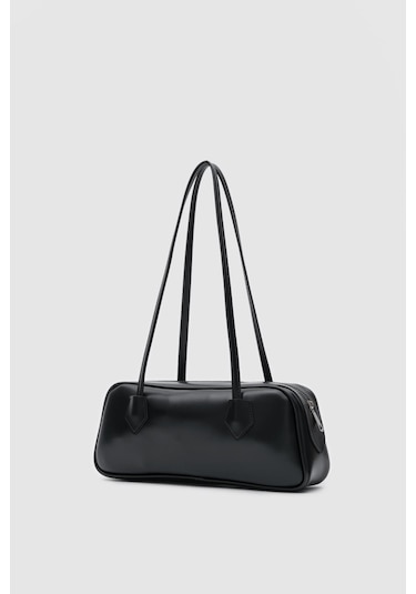 Boheme Vintage Baget Çanta - Siyah