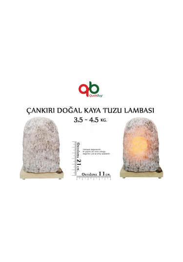 Doğal Tuz Lambası - Abajur - Tuz Sabunu