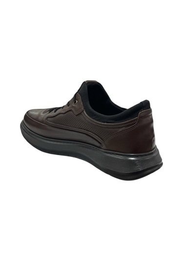 Voyager 1036 Erkek Casual Deri Ayakkabı Kış 24 Kahve Kahverengi