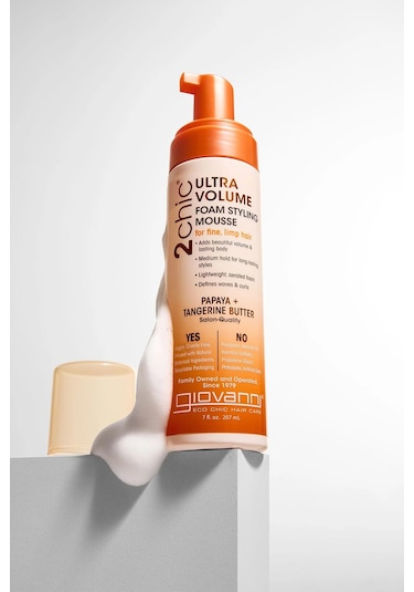 Giovanni 2chic Ultra Volume Hacimlendirici Ve Şekillendirici Saç Köpüğü 207ml